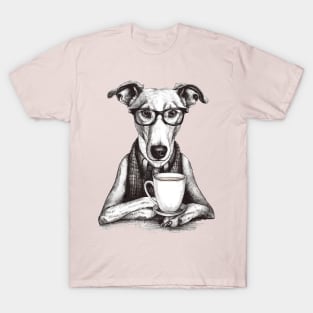 greyhound and coffe T-Shirt